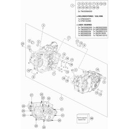 MOTORDICHTSATZ 450 EXC-F    17