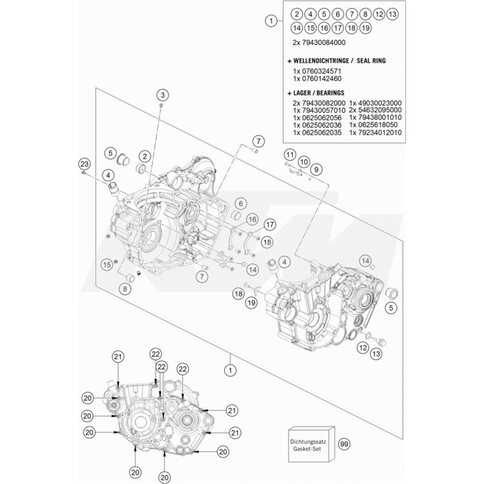 KTM OEM Ersatzteil 79433053050