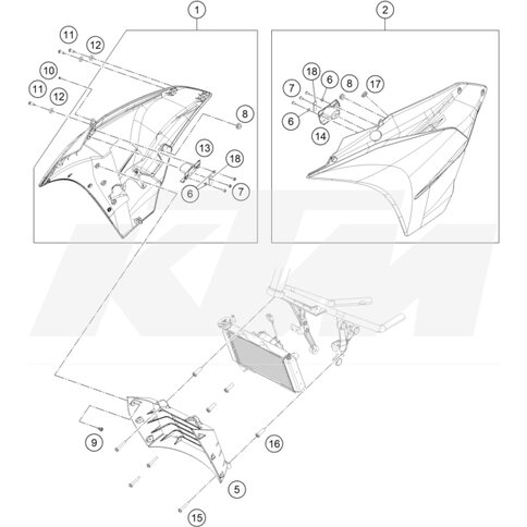 SEITENVERKLEIDUNG RE KPL. US