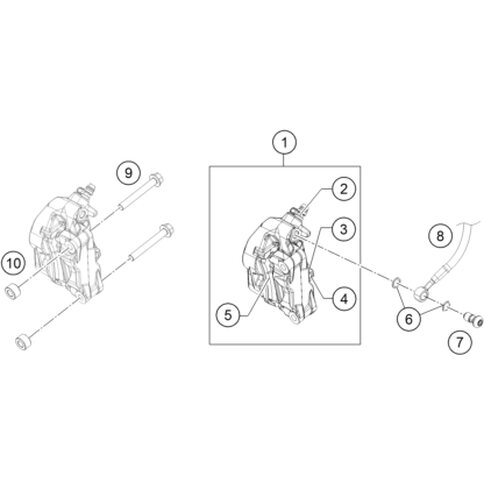 BREMSZANGE RADIAL