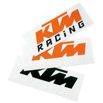 LOGO STICKER ORANGE/WHITE