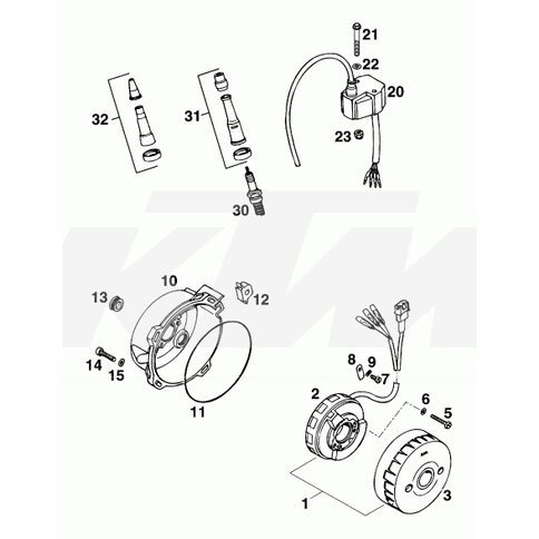 KTM OEM Ersatzteil 0931060453