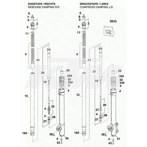 KTM OEM Ersatzteil 7708154