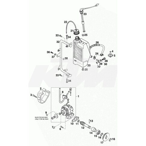 KTM OEM Ersatzteil 40304026