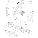 SPEICHENSATZ VORNE 85 TC 17