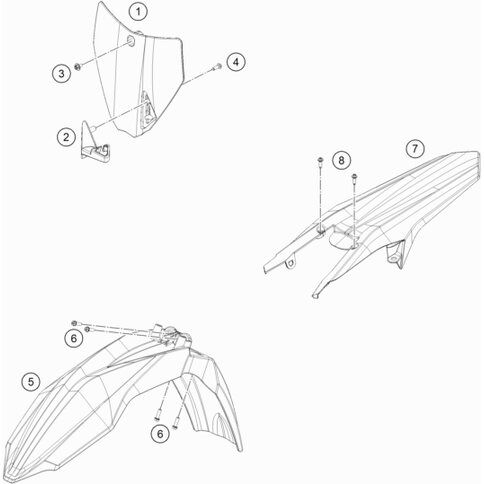 Startnummerntafel 85