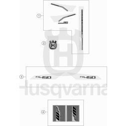 Aufkleber Set FX 450