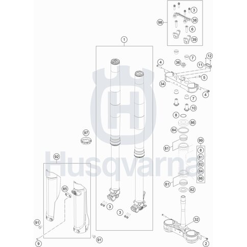 Gabel 450 XC-F 18