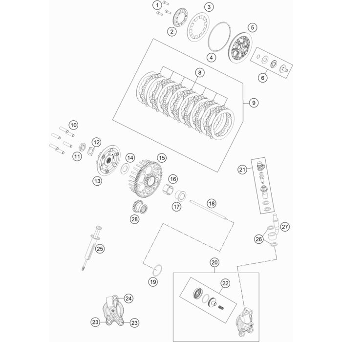 Kupplungsfeder 58x97.1x1.5 von KTM - 47232005000 - ktm-shop24.de 