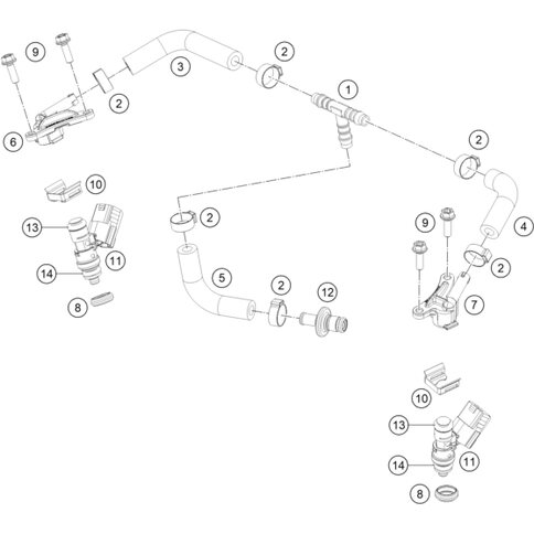 TPI-Schlauch links