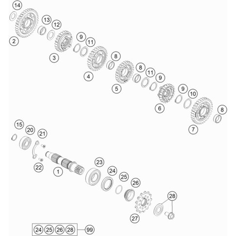 Schieberad 5.G.