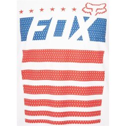 Fox Tech T-Shirt Red, White & True Optic XXL