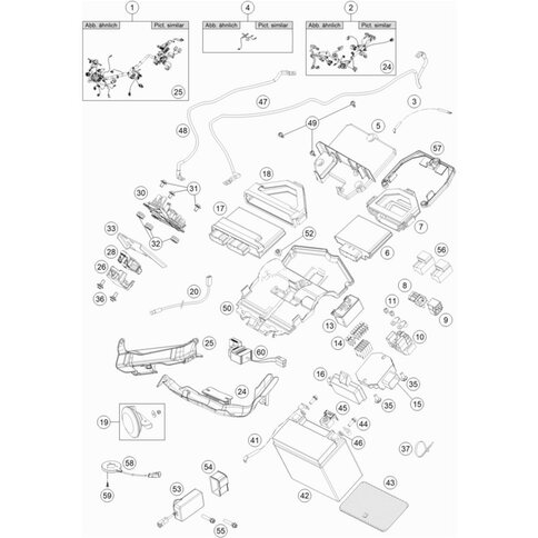 Halterung ECU