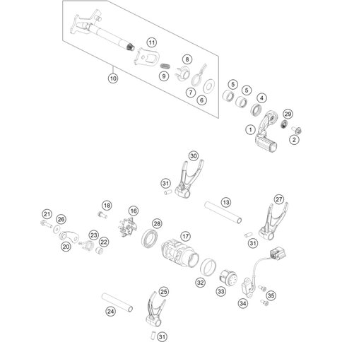 Schaltarretierung