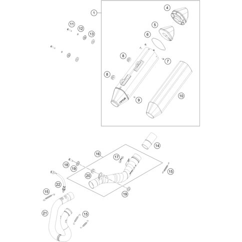 Abstandhalter Enddämpfer