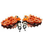ZAP E-Peg Fußraste KTM SX SX-F EXC EXC-F Freeride HusqvanaTC FC TE FE Low Boy Orange
