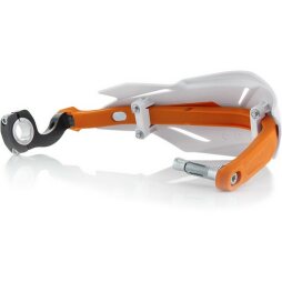 Acerbis Handschutz X-Factory Weiß Orange inkl. Anbaukit