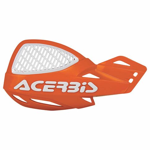 Acerbis Handschutz UNIKO Vented Orange 1 Weiß inkl. Anbaukit