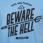 Acerbis T-shirt Beware The Hell Blau M