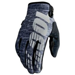 100% Handschuhe Brisker Neoprene Grau Schwarz