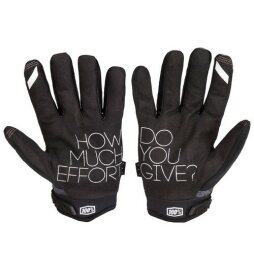 100% Handschuhe Brisker Neoprene Grau Schwarz