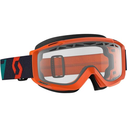 Scott MX Brille Split OTG Orange Türkis Enduro Belüftet Works