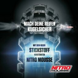 Nitro Mousse Moosgummi 18 Zoll Nuetech USA 140/80-18 Medium