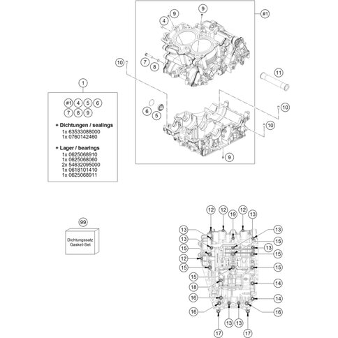 Abtriebswelle von KTM - 63533010000 - ktm-shop24.de - KTM-Shop24.de