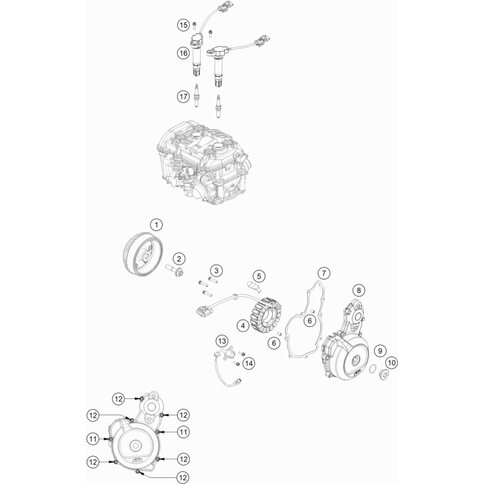 KTM Innensechskantschraube 61009082000 - KTM-Shop24.de 