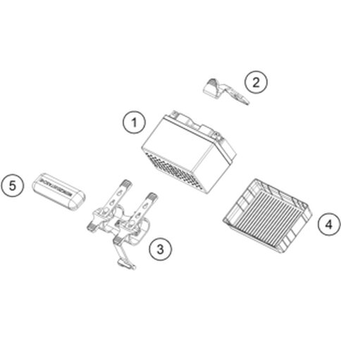 Spannband Batterie vorne