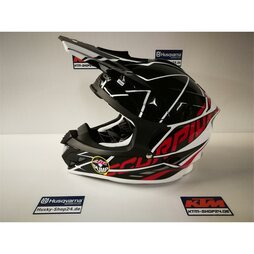Scorpion Exo Helm Schwarz Rot S