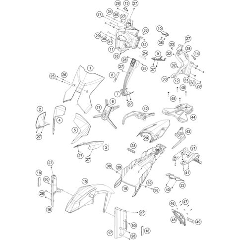 KTM Zusatzscheinwerfer-kit 61914910033 - KTM-Shop24.de
