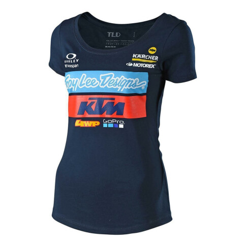 Troy Lee Designs KTM Team Tee Shirt Woman Blau S