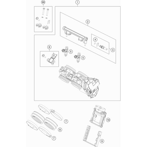 Haltegummi ECU