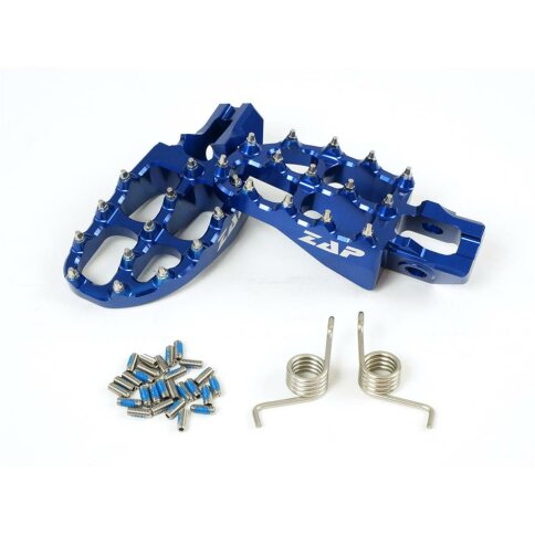 ZAP E-Peg Fußraste für Husqvarna TC FC TE FE KTM SX SX-F EXC EXC-F GasGas EC MC Blau