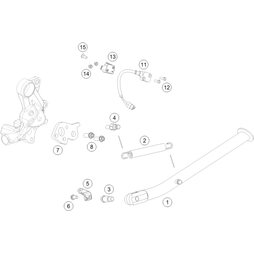 Seitenständer 275mm