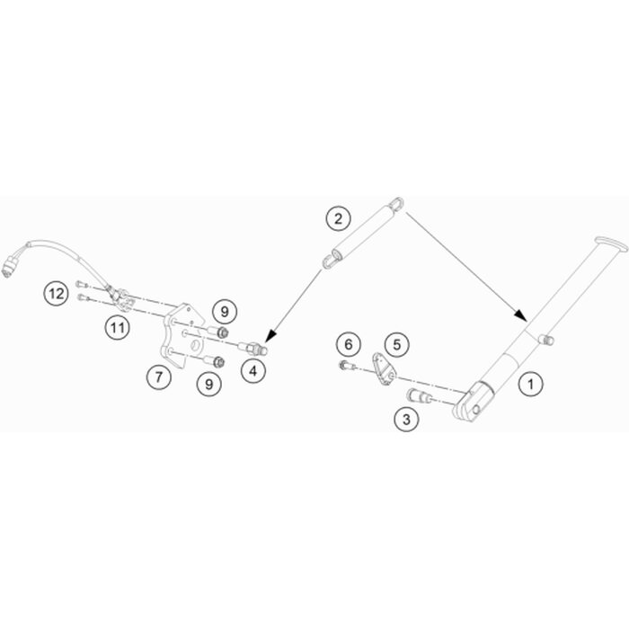 Seitenständer kpl. von KTM - 76003023100C1 - ktm-shop24.de - KTM  
