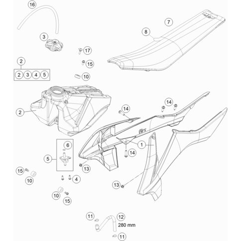 Spoilerset 85SX  2020