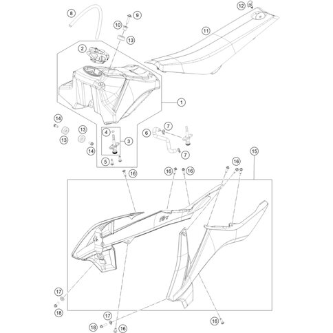 Spoilerset 65SX 2020