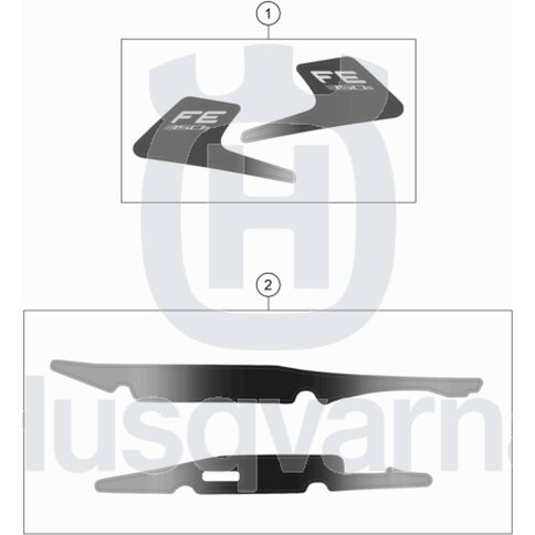 Aufkleberset FE 350s 20