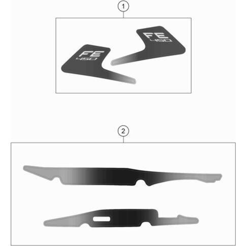 Aufkleberset FE 450 20