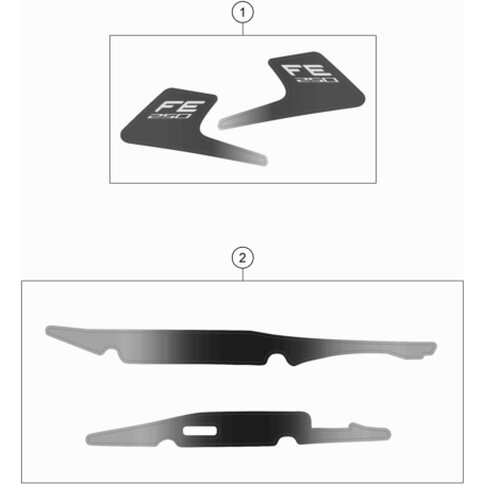 Aufkleberset FE 250 20