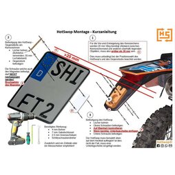 HotSwop Enduro Kit Kennzeichenhalterung