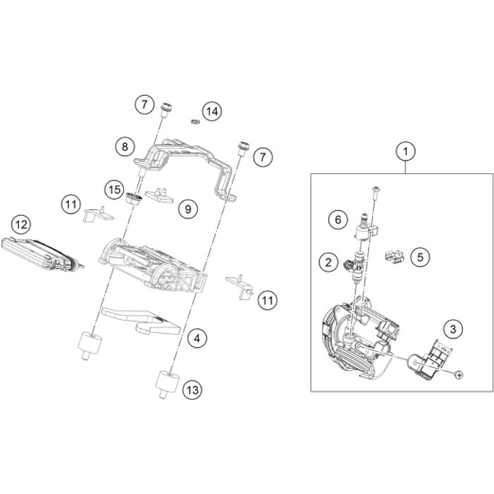 ANSCHLUSSSTÜCK KRAFTSTOFFL. von KTM - 93841037000 - ktm-shop24.de 
