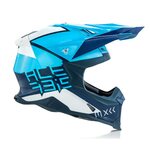 Acerbis Helm Impact X-Racer VTR Blau Weiß