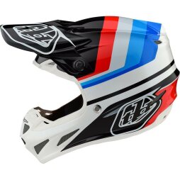 Troy Lee Designs Helm SE4 Composite Mirage Wei Schwarz