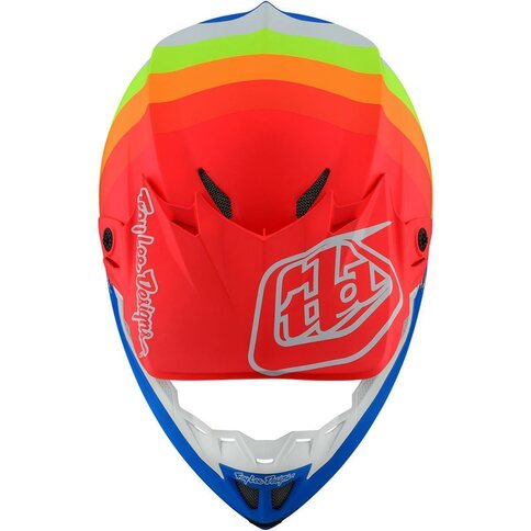Troy Lee Designs Helm SE4 Composite Mirage Blue/Red M