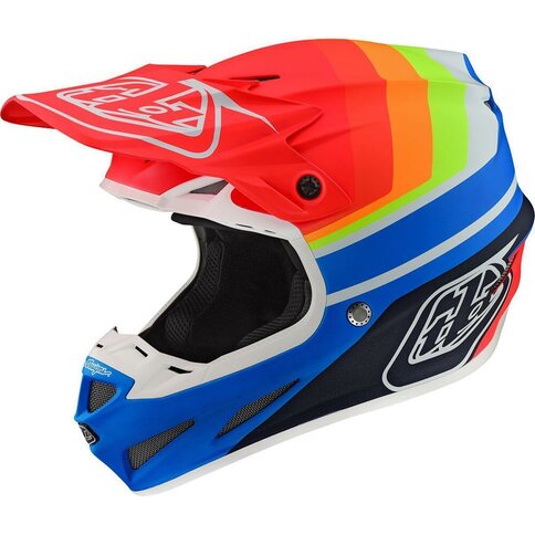 Troy Lee Designs Helm SE4 Composite Mirage Blue/Red M