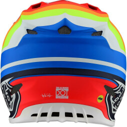 Troy Lee Designs Helm SE4 Composite Mirage Blue/Red XL