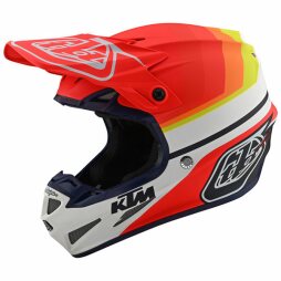 Troy Lee Designs Helm SE4 Composite KTM Mirage Weiß Rot